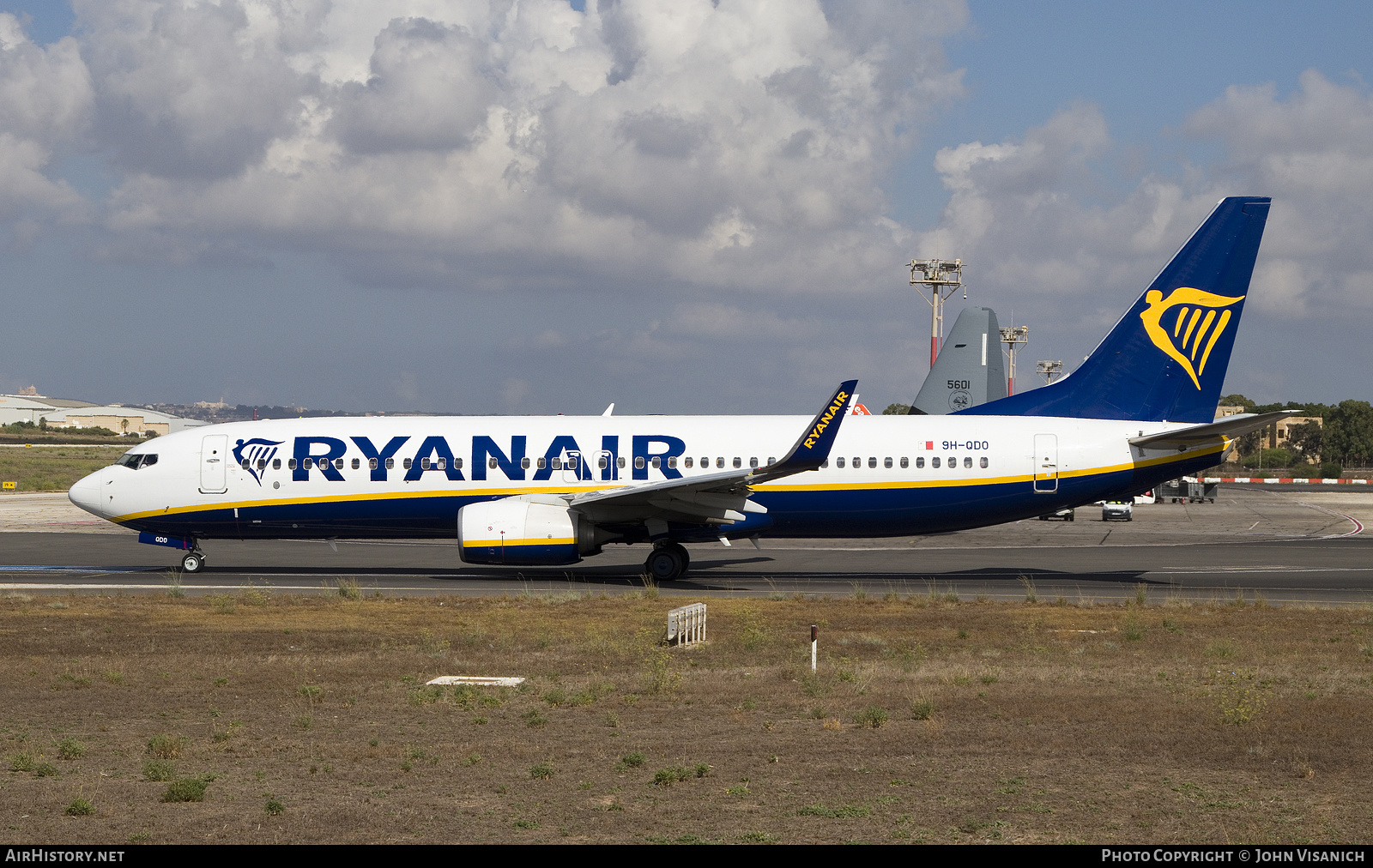 Aircraft Photo of 9H-QDO | Boeing 737-800 | Ryanair | AirHistory.net #489994
