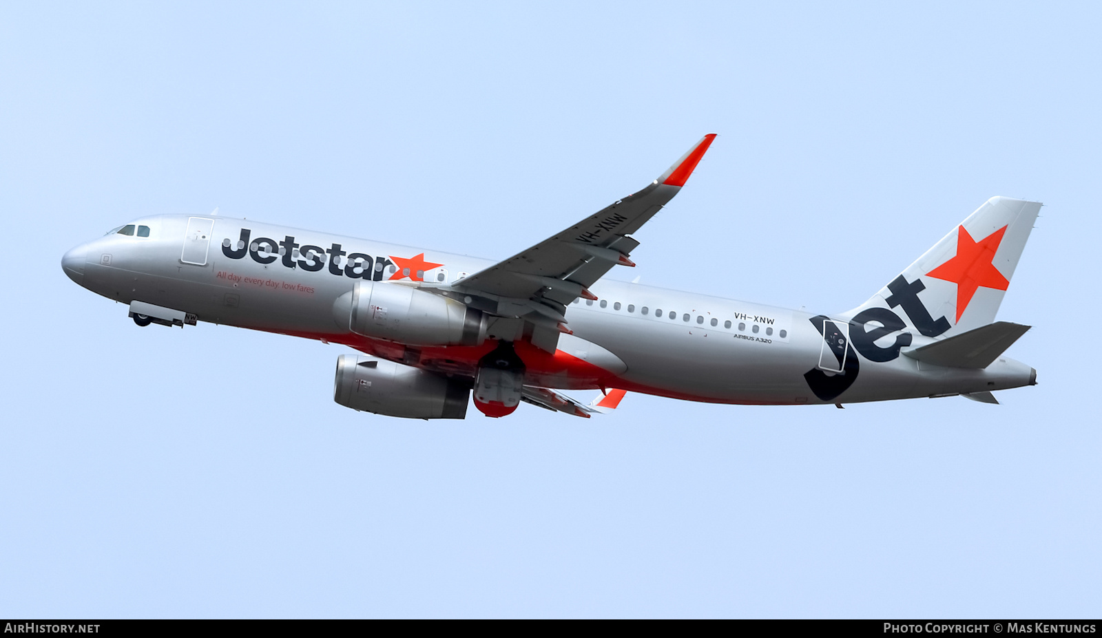 Aircraft Photo of VH-XNW | Airbus A320-232 | Jetstar Airways | AirHistory.net #490008