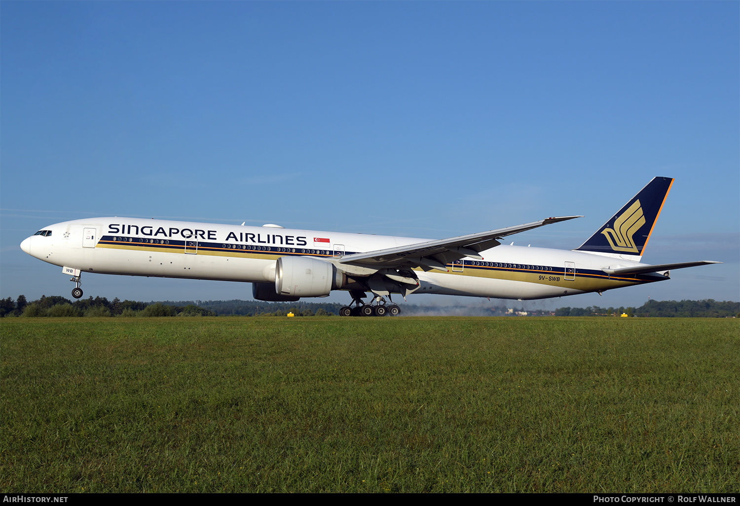 Aircraft Photo of 9V-SWB | Boeing 777-312/ER | Singapore Airlines | AirHistory.net #490015