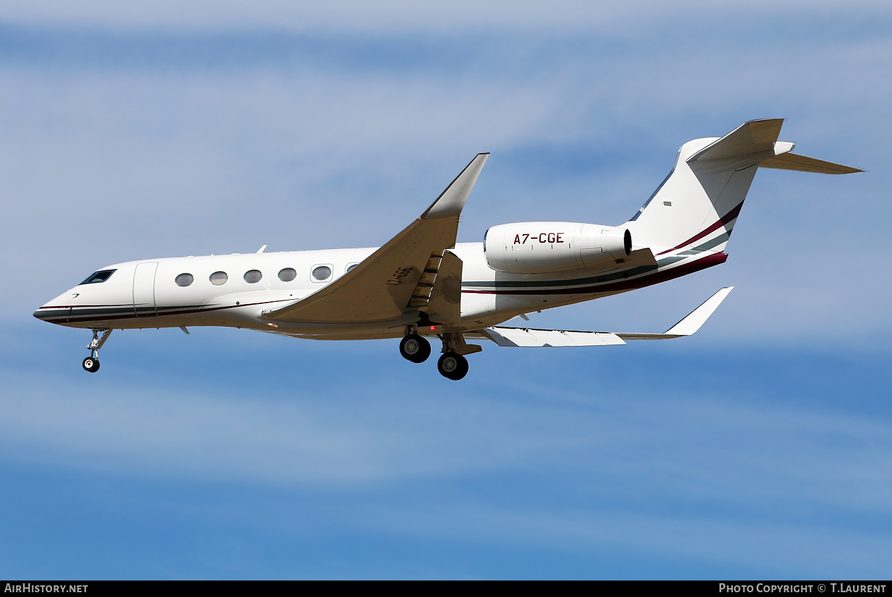 Aircraft Photo of A7-CGE | Gulfstream Aerospace G650ER (G-VI) | AirHistory.net #490024