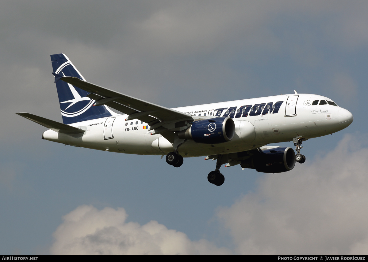 Aircraft Photo of YR-ASC | Airbus A318-111 | TAROM - Transporturile Aeriene Române | AirHistory.net #490079