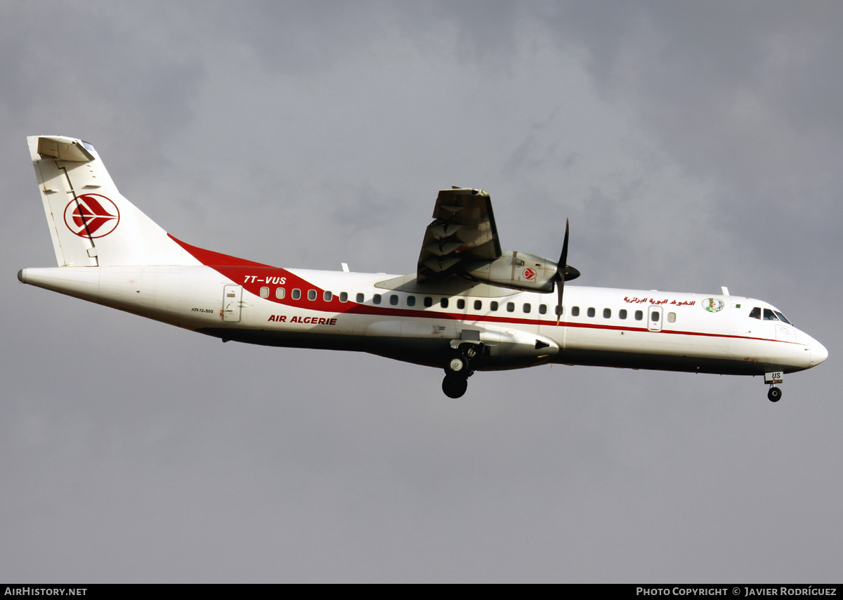 Aircraft Photo of 7T-VUS | ATR ATR-72-500 (ATR-72-212A) | Air Algérie | AirHistory.net #490083