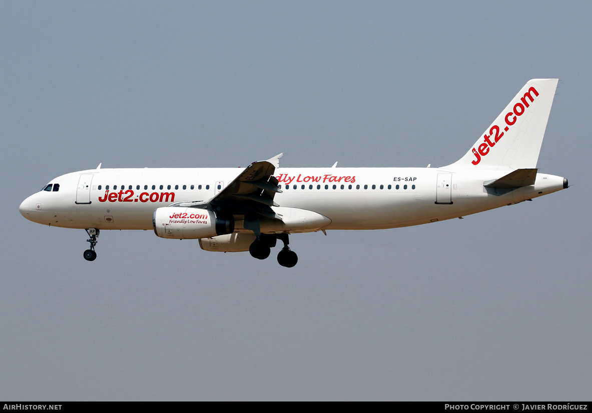 Aircraft Photo of ES-SAP | Airbus A320-232 | Jet2 | AirHistory.net #490086