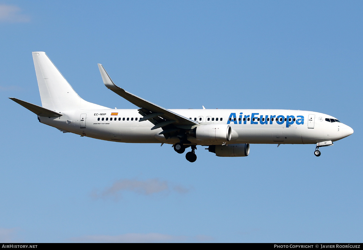 Aircraft Photo of EC-NVP | Boeing 737-8AS | Air Europa | AirHistory.net #490094