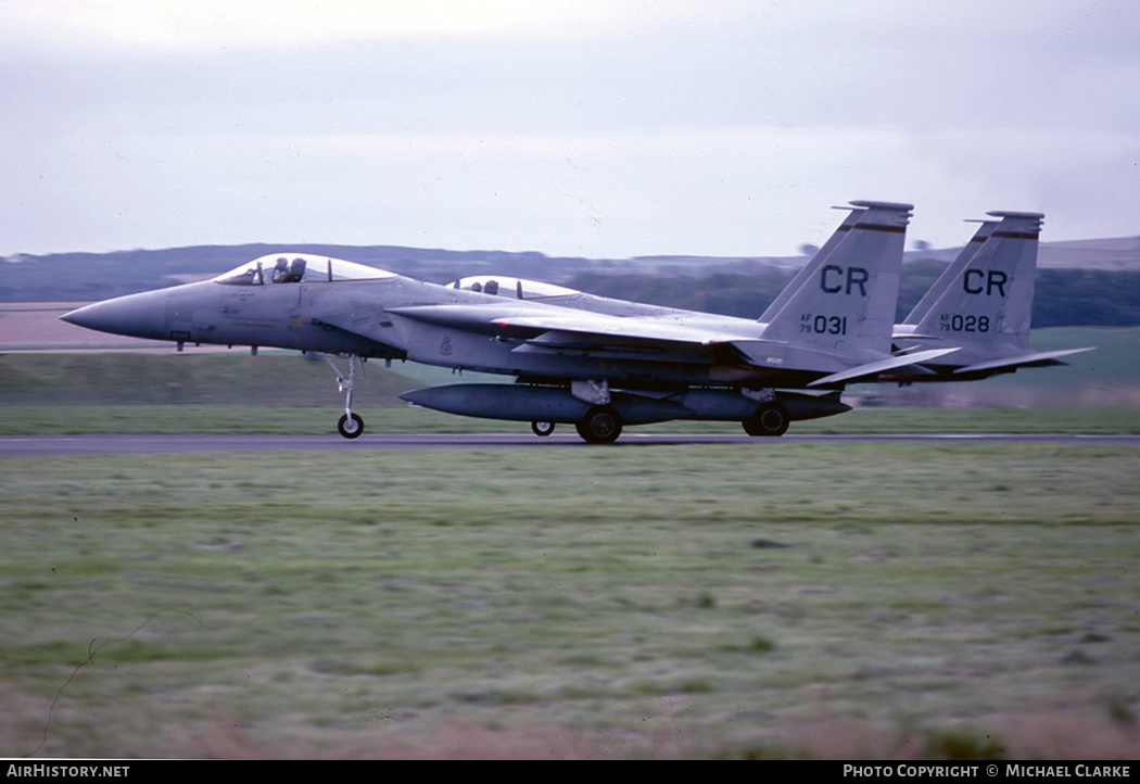 Aircraft Photo of 79-0031 / AF79-031 | McDonnell Douglas F-15C Eagle | USA - Air Force | AirHistory.net #490114