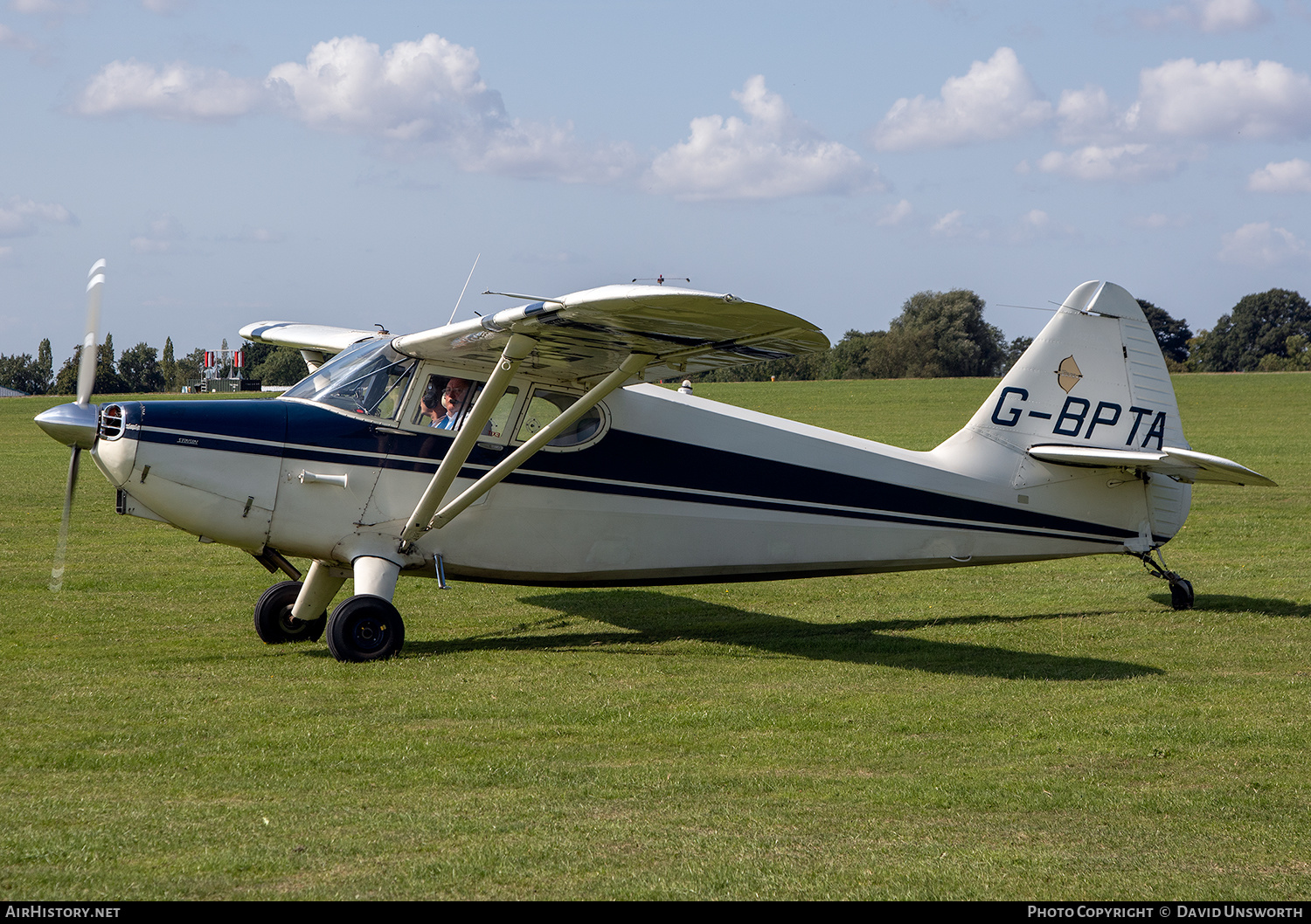 Aircraft Photo of G-BPTA | Stinson 108-2 Voyager | AirHistory.net #490135