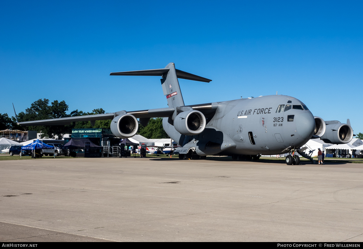 Aircraft Photo of 03-3123 / 33123 | Boeing C-17A Globemaster III | USA - Air Force | AirHistory.net #490150
