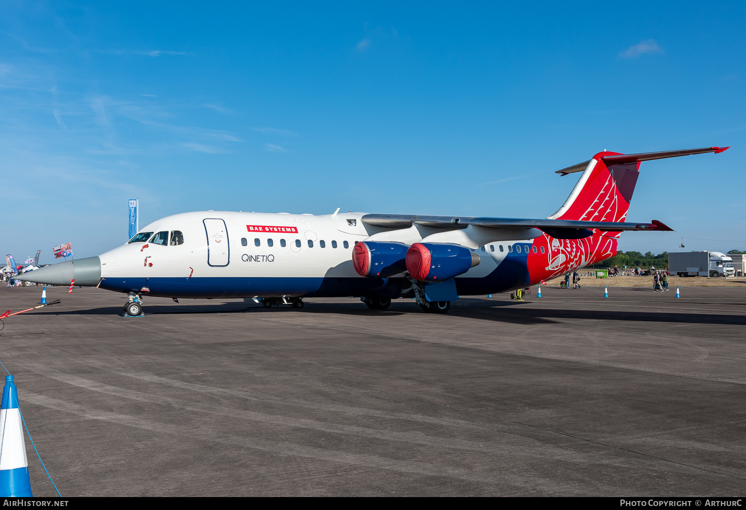 Aircraft Photo of G-ETPL | BAE Systems Avro 146-RJ100 | QinetiQ | AirHistory.net #490169