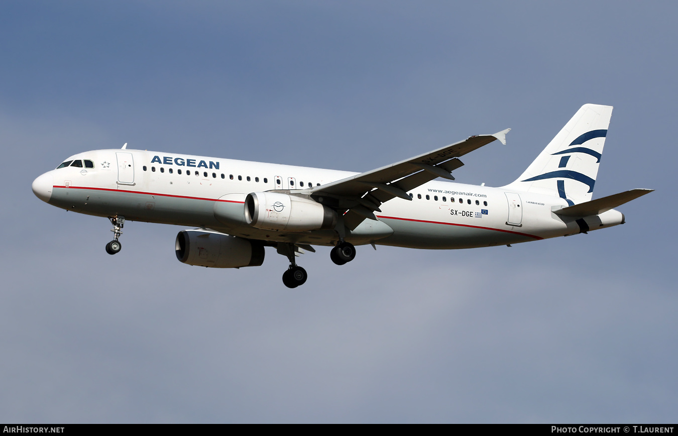 Aircraft Photo of SX-DGE | Airbus A320-232 | Aegean Airlines | AirHistory.net #490187