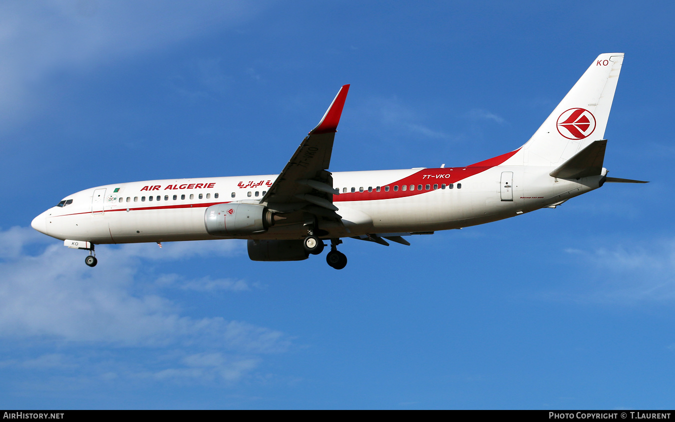 Aircraft Photo of 7T-VKO | Boeing 737-8D6 | Air Algérie | AirHistory.net #490189