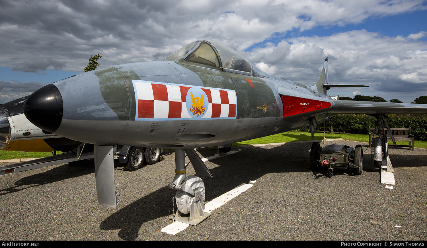 Aircraft Photo of WN904 | Hawker Hunter F2 | UK - Air Force | AirHistory.net #490196