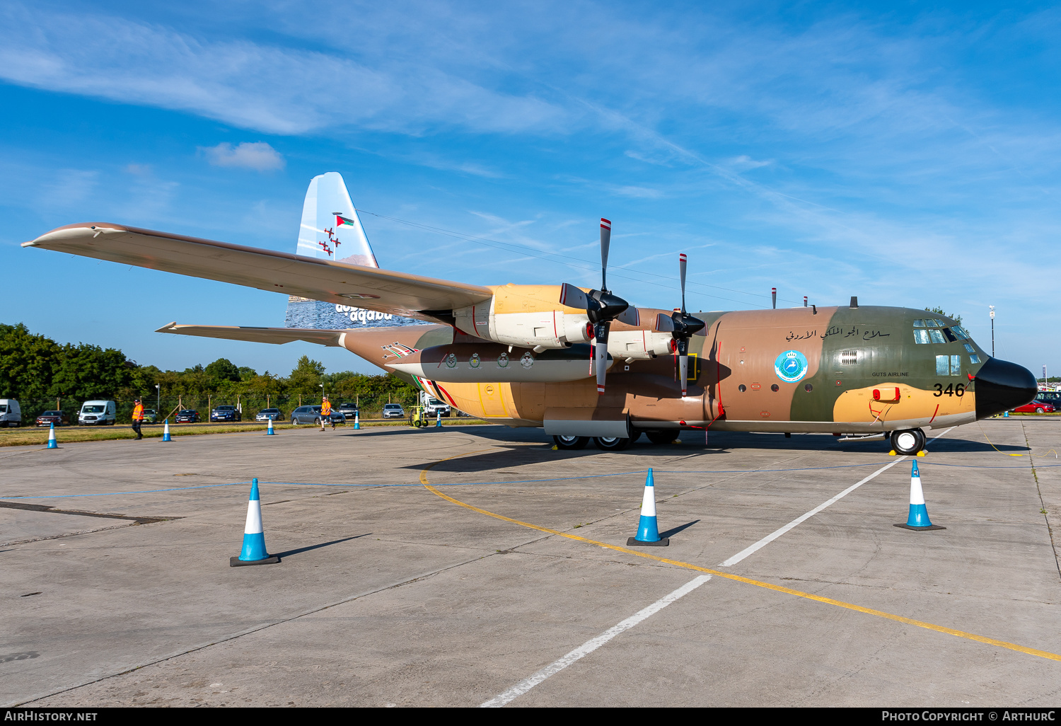 Aircraft Photo of 346 | Lockheed C-130H Hercules | Jordan - Air Force | AirHistory.net #490207