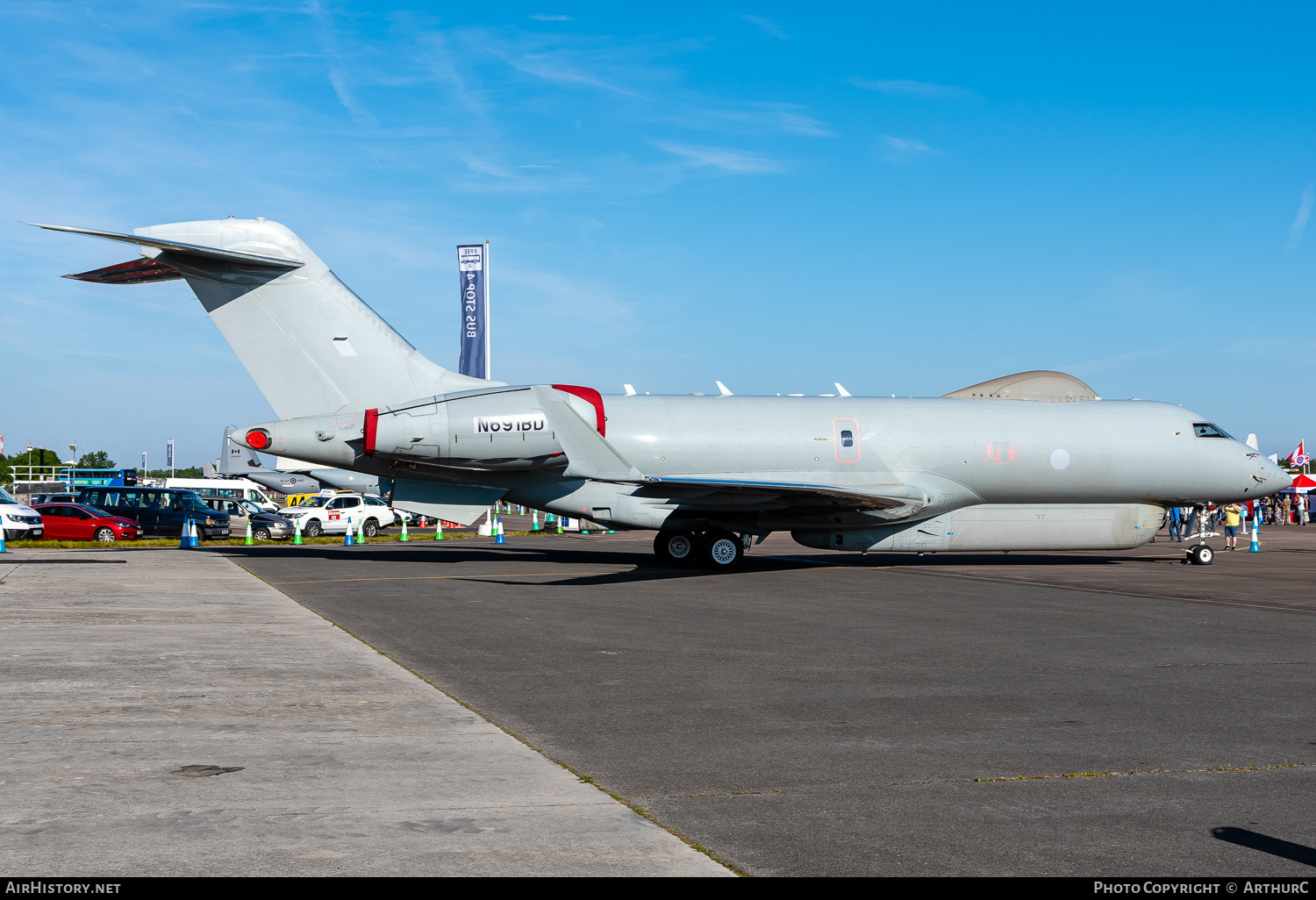 Aircraft Photo of N691BD | Bombardier Sentinel R.1 (BD-700-1A10) | AirHistory.net #490213