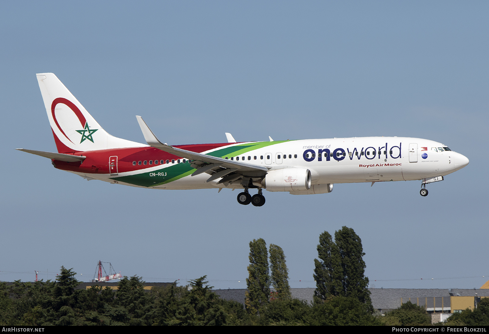 Aircraft Photo of CN-RGJ | Boeing 737-8B6 | Royal Air Maroc - RAM | AirHistory.net #490236