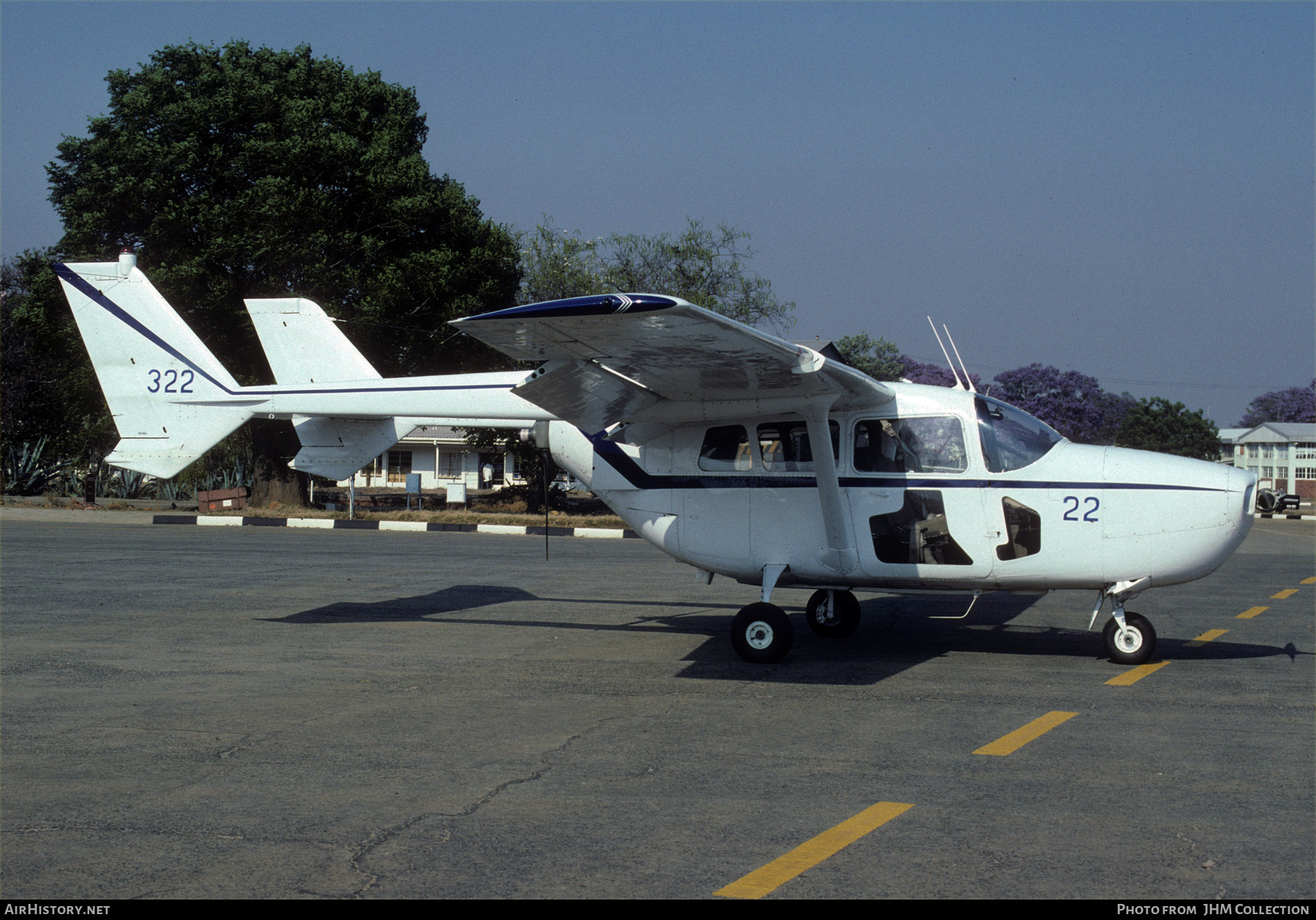 Aircraft Photo of 322 | Cessna O-2A Super Skymaster | Zimbabwe - Air Force | AirHistory.net #490275