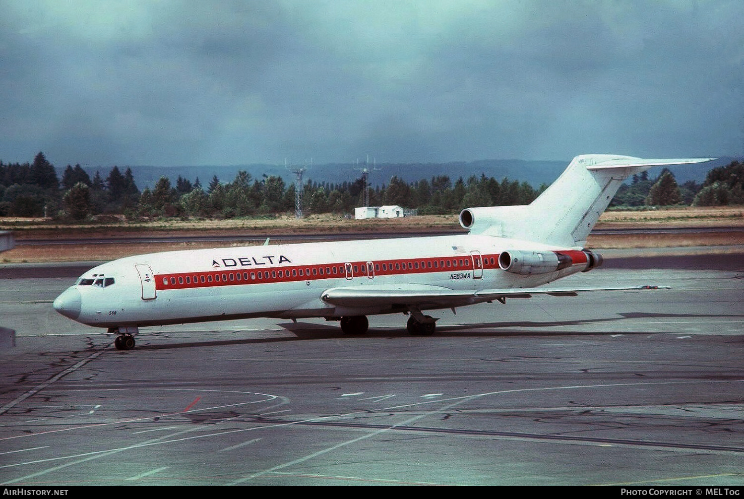 Aircraft Photo of N283WA | Boeing 727-247 | Delta Air Lines | AirHistory.net #490288