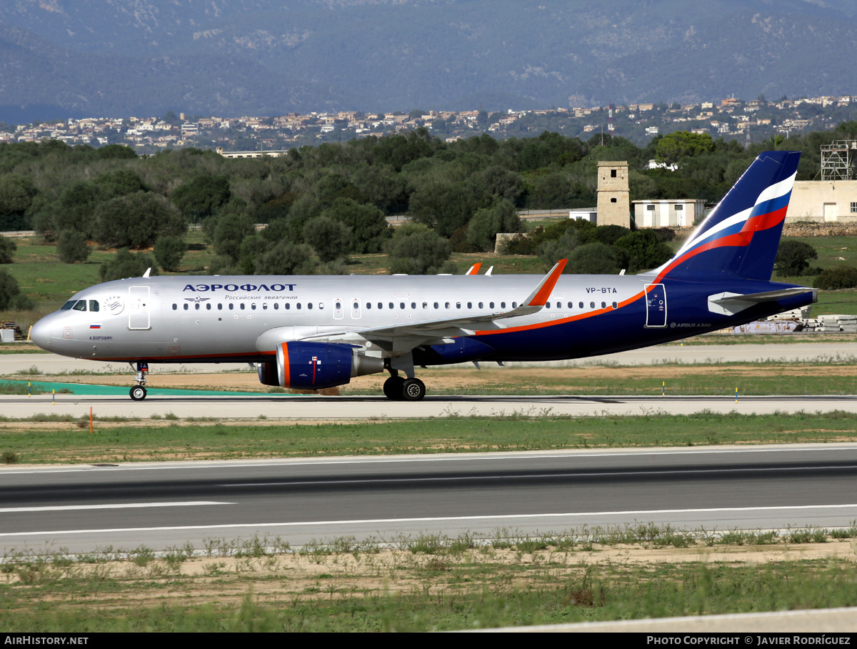 Aircraft Photo of VP-BTA | Airbus A320-214 | Aeroflot - Russian Airlines | AirHistory.net #490290
