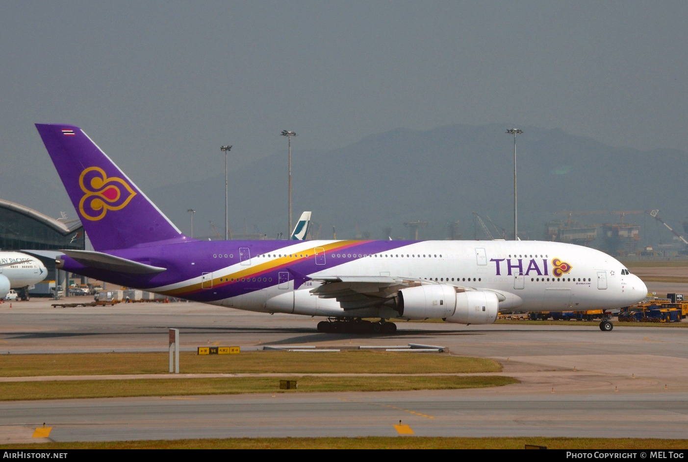 Aircraft Photo of HS-TUA | Airbus A380-841 | Thai Airways International | AirHistory.net #490298