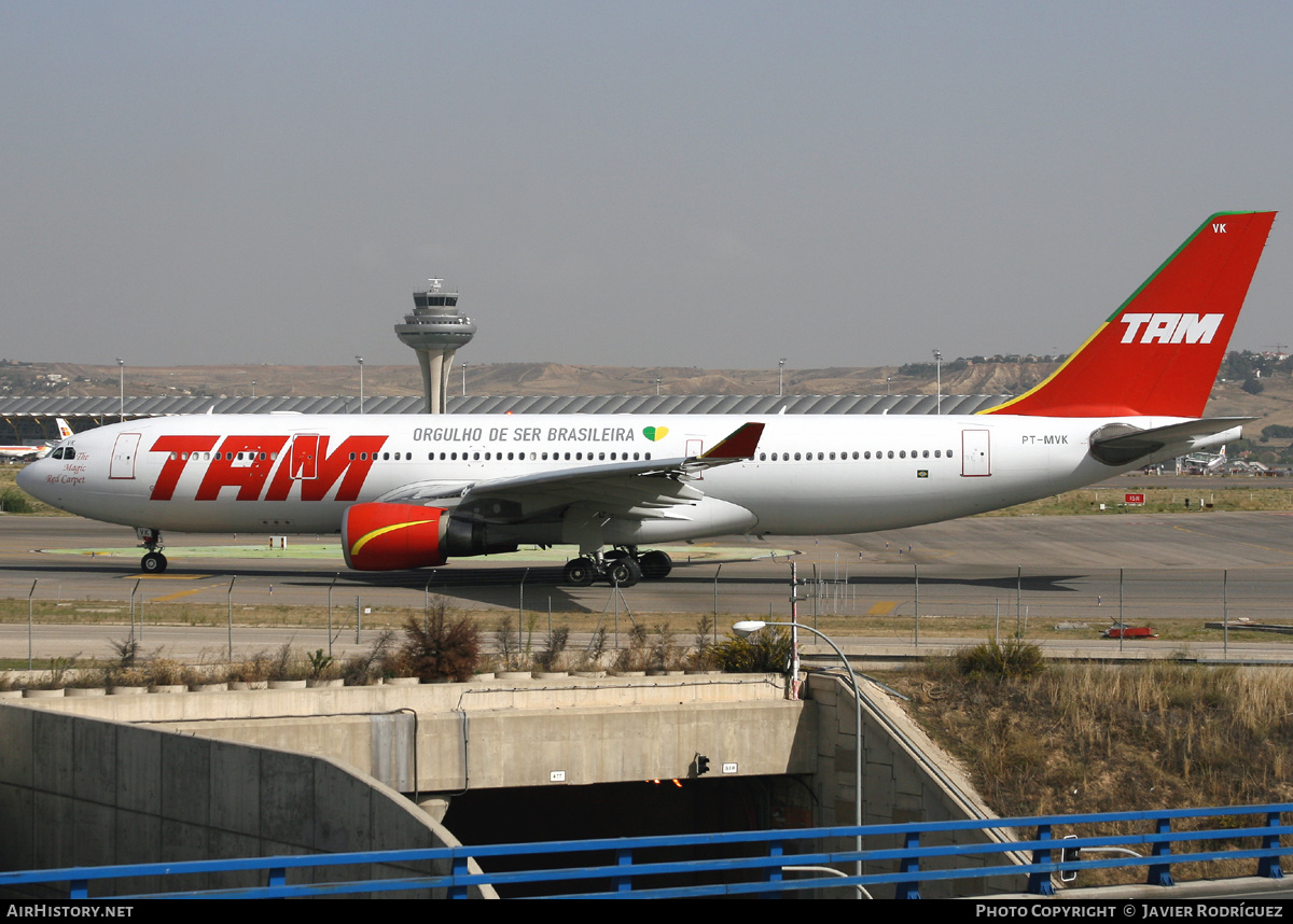 Aircraft Photo of PT-MVK | Airbus A330-203 | TAM Linhas Aéreas | AirHistory.net #490303