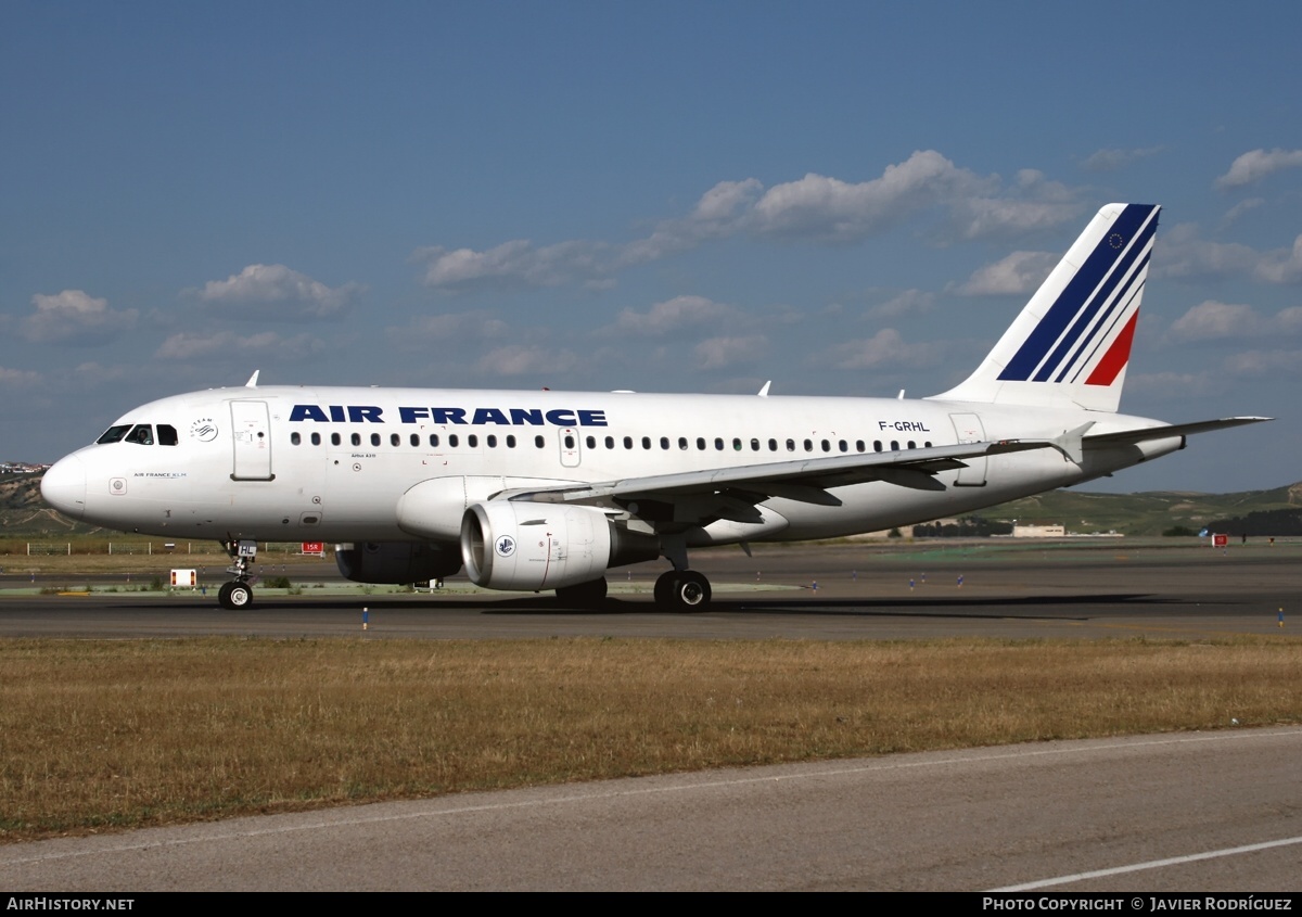 Aircraft Photo of F-GRHL | Airbus A319-111 | Air France | AirHistory.net #490316
