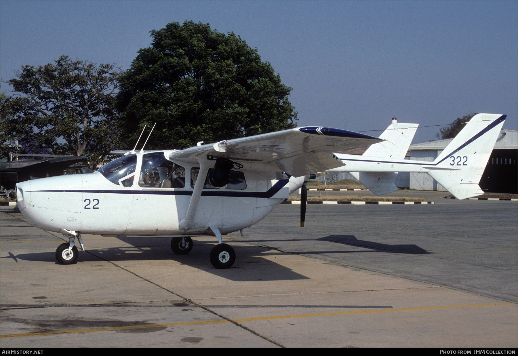 Aircraft Photo of 322 | Cessna O-2A Super Skymaster | Zimbabwe - Air Force | AirHistory.net #490319