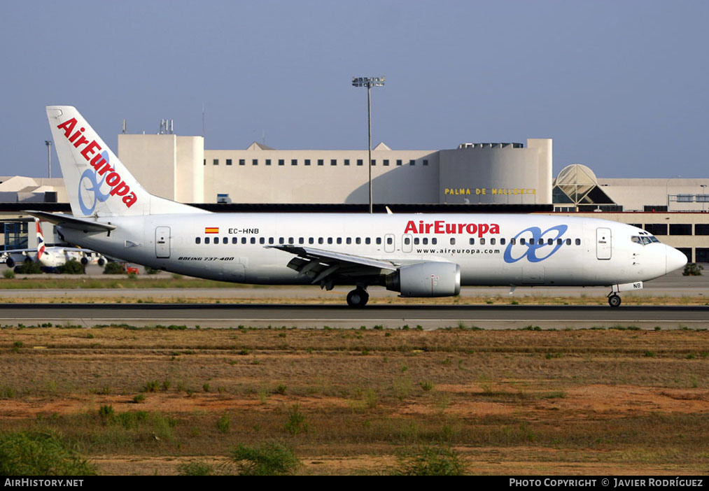 Aircraft Photo of EC-HNB | Boeing 737-4Q8 | Air Europa | AirHistory.net #490323