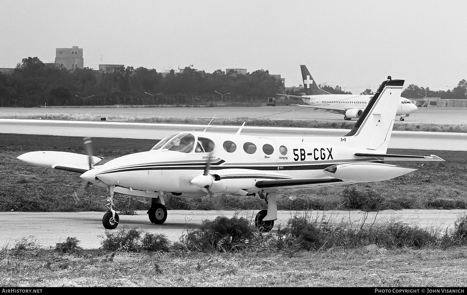 Aircraft Photo of 5B-CGX | Cessna 340A II | AirHistory.net #490328