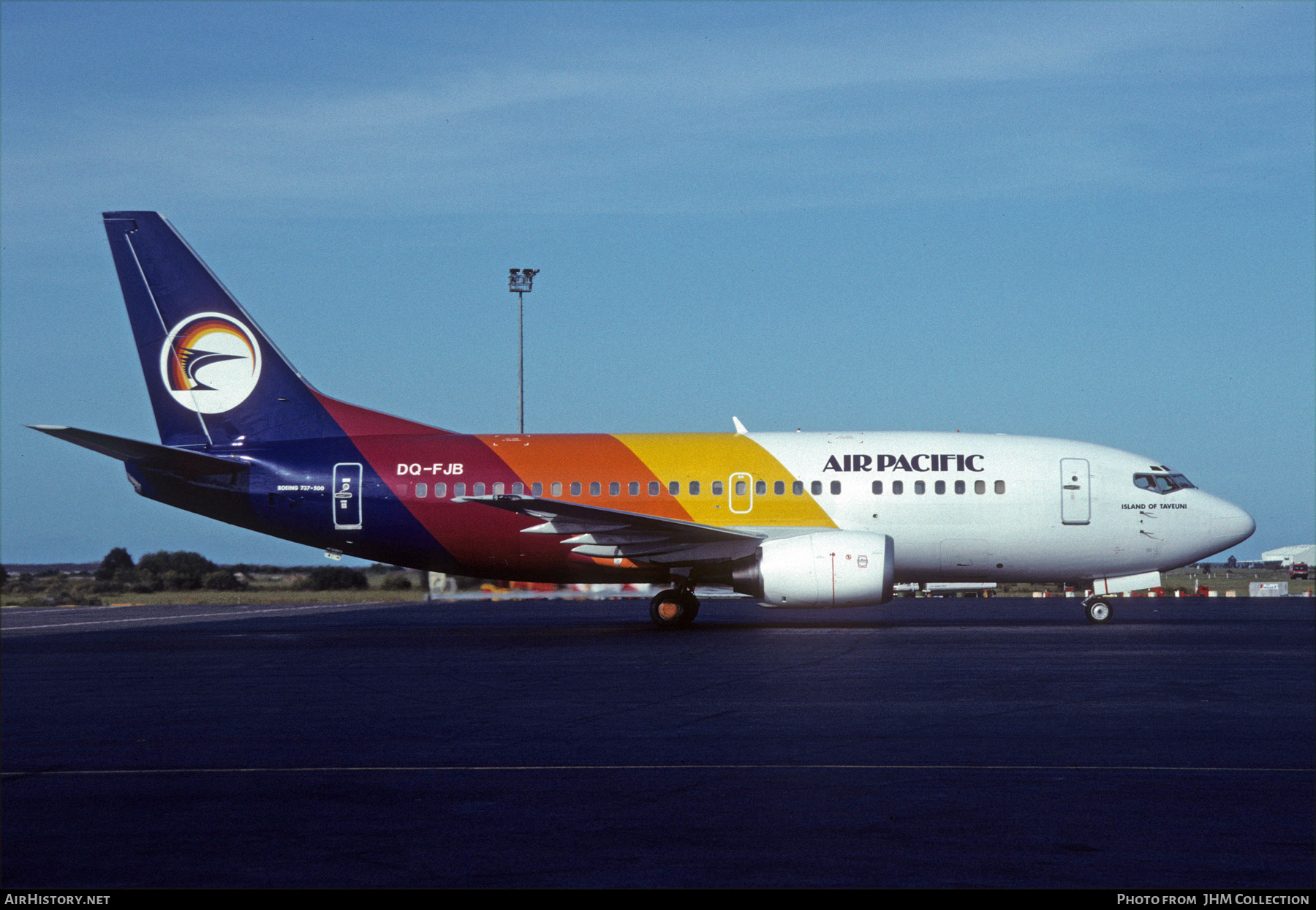 Aircraft Photo of DQ-FJB | Boeing 737-5Y0 | Air Pacific | AirHistory.net #490340