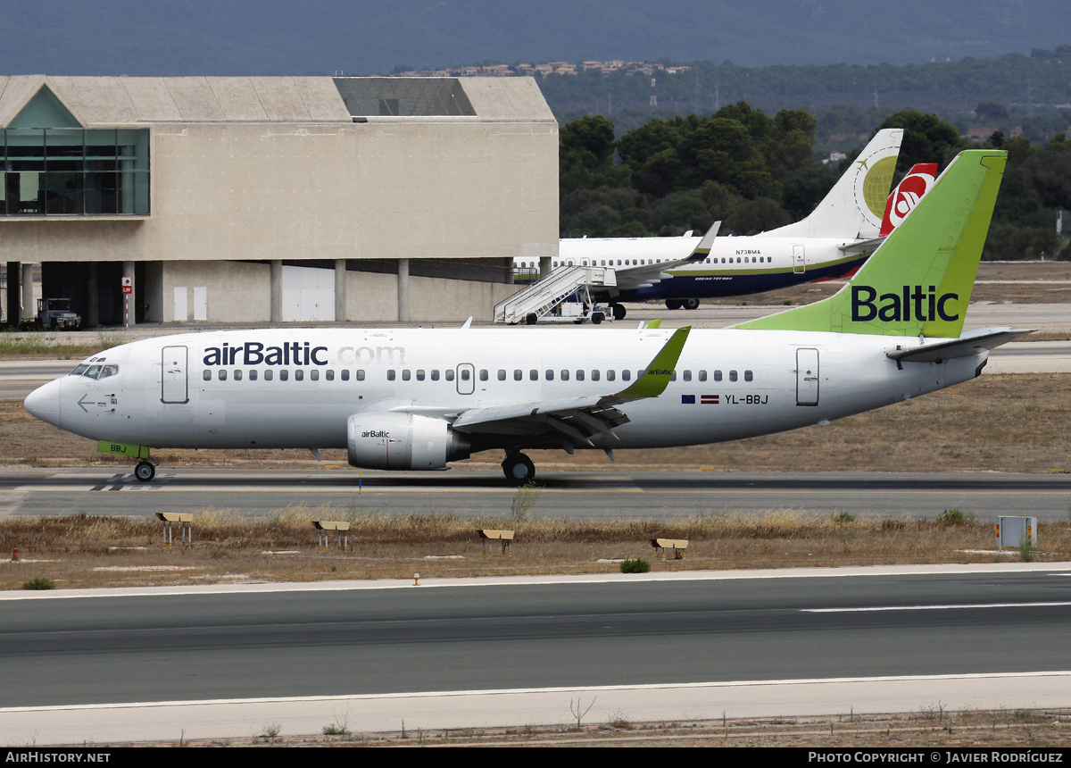 Aircraft Photo of YL-BBJ | Boeing 737-36Q | AirBaltic | AirHistory.net #490341