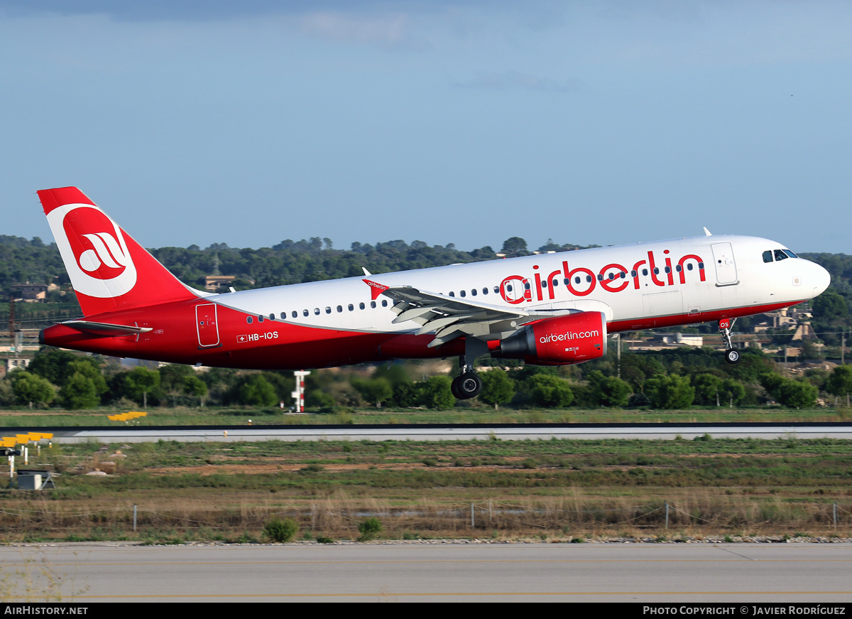 Aircraft Photo of HB-IOS | Airbus A320-214 | Air Berlin | AirHistory.net #490343