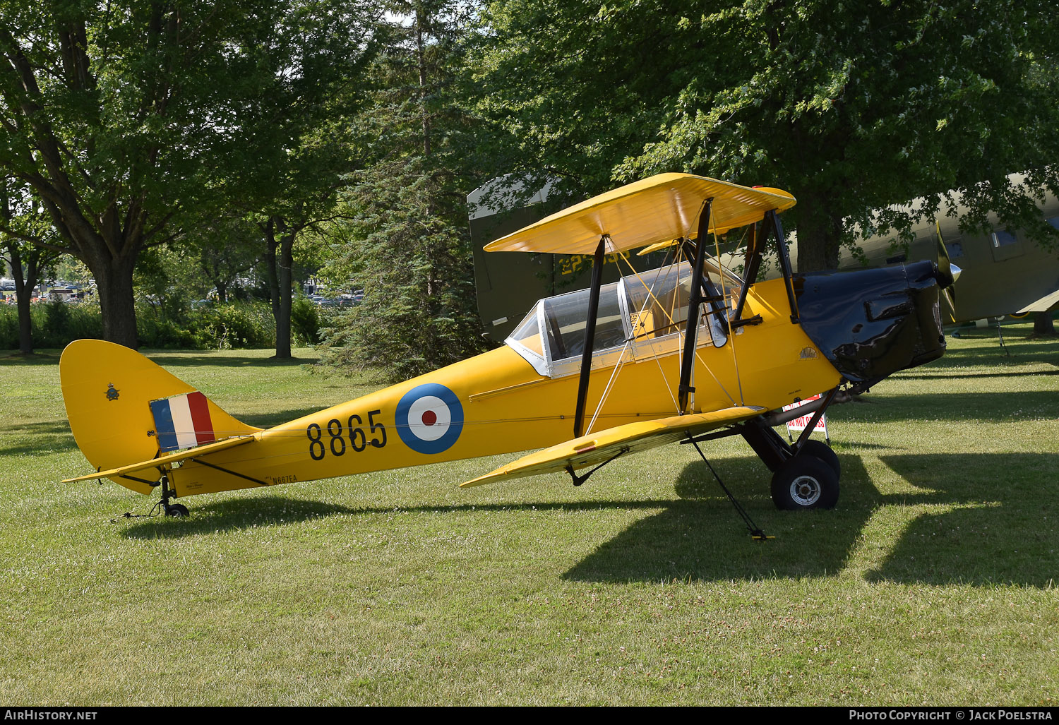 Aircraft Photo of N667EA / 8865 | De Havilland D.H. 82C Tiger Moth | Canada - Air Force | AirHistory.net #490358