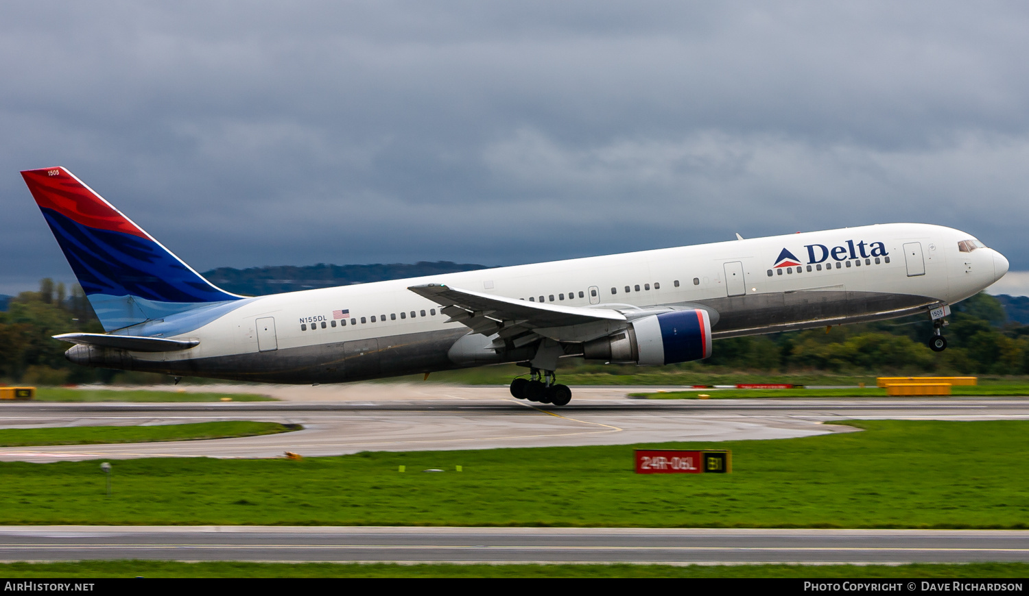 Aircraft Photo of N155DL | Boeing 767-3P6/ER | Delta Air Lines | AirHistory.net #490360