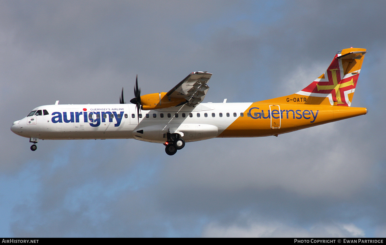 Aircraft Photo of G-OATR | ATR ATR-72-600 (ATR-72-212A) | Aurigny Air Services | AirHistory.net #490371
