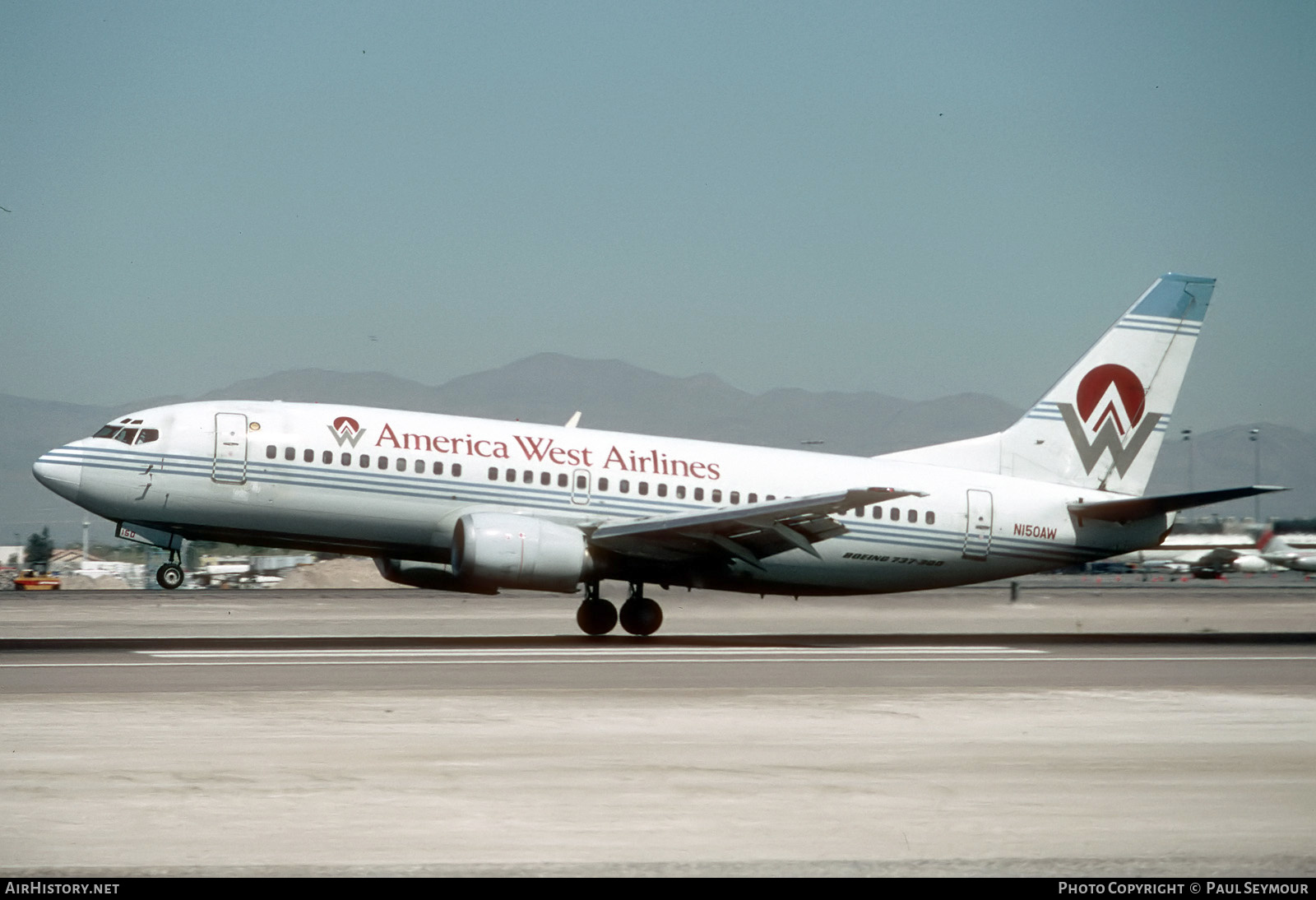 Aircraft Photo of N150AW | Boeing 737-3G7 | America West Airlines | AirHistory.net #490384