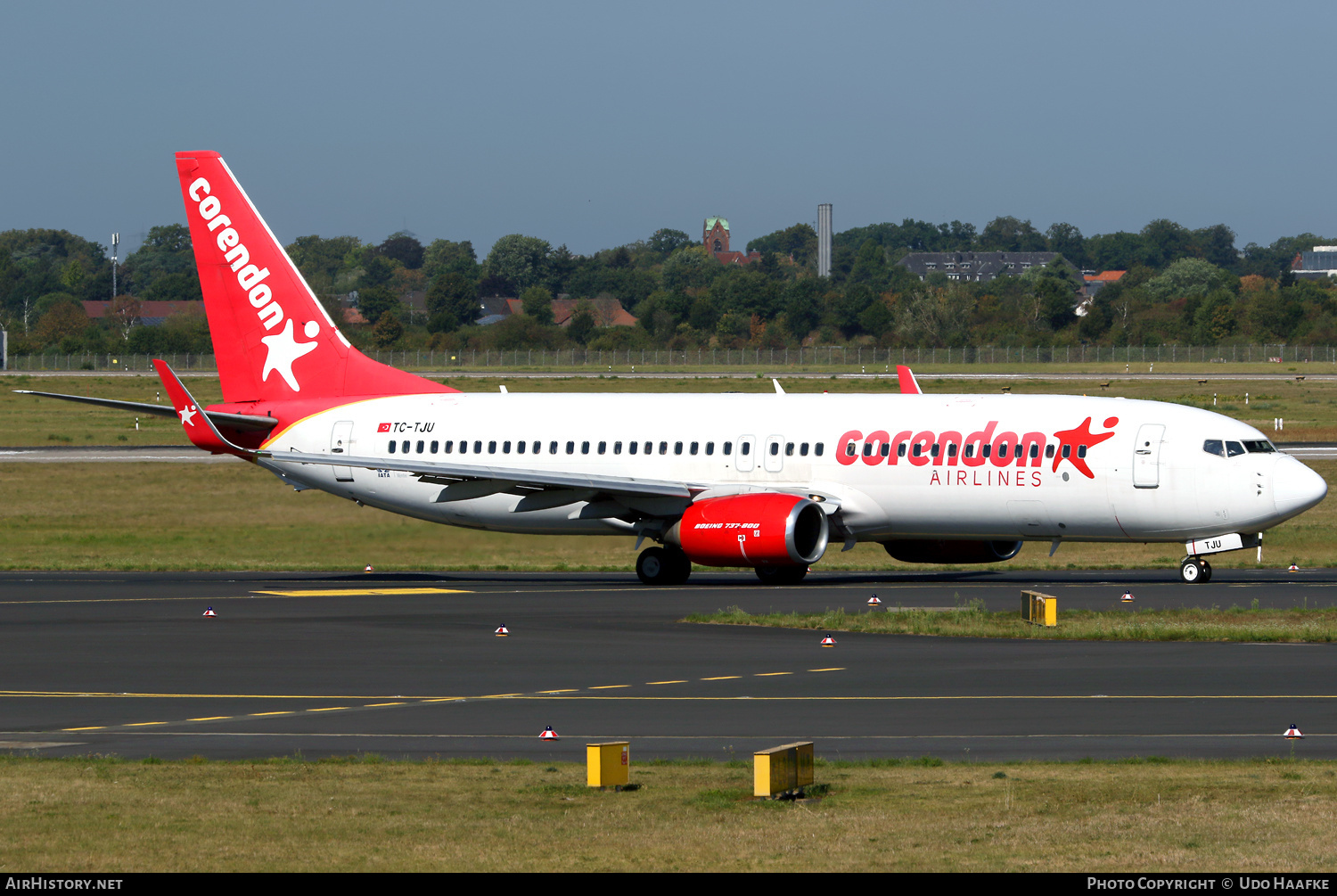 Aircraft Photo of TC-TJU | Boeing 737-8HX | Corendon Airlines | AirHistory.net #490397