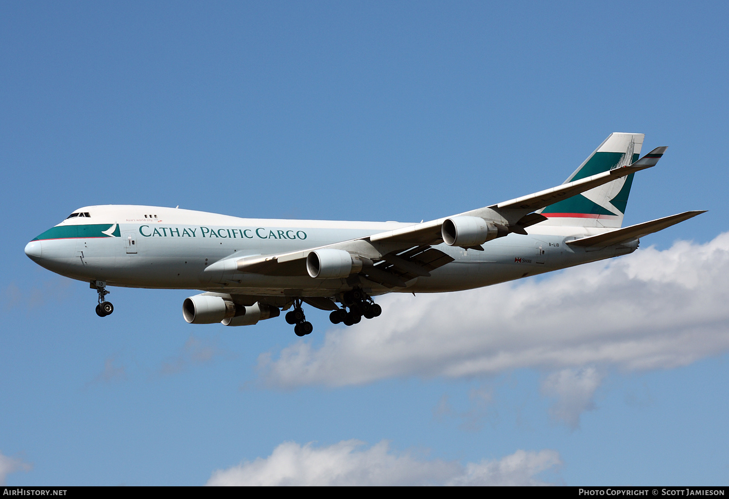 Aircraft Photo of B-LID | Boeing 747-467F/ER/SCD | Cathay Pacific Airways Cargo | AirHistory.net #490441