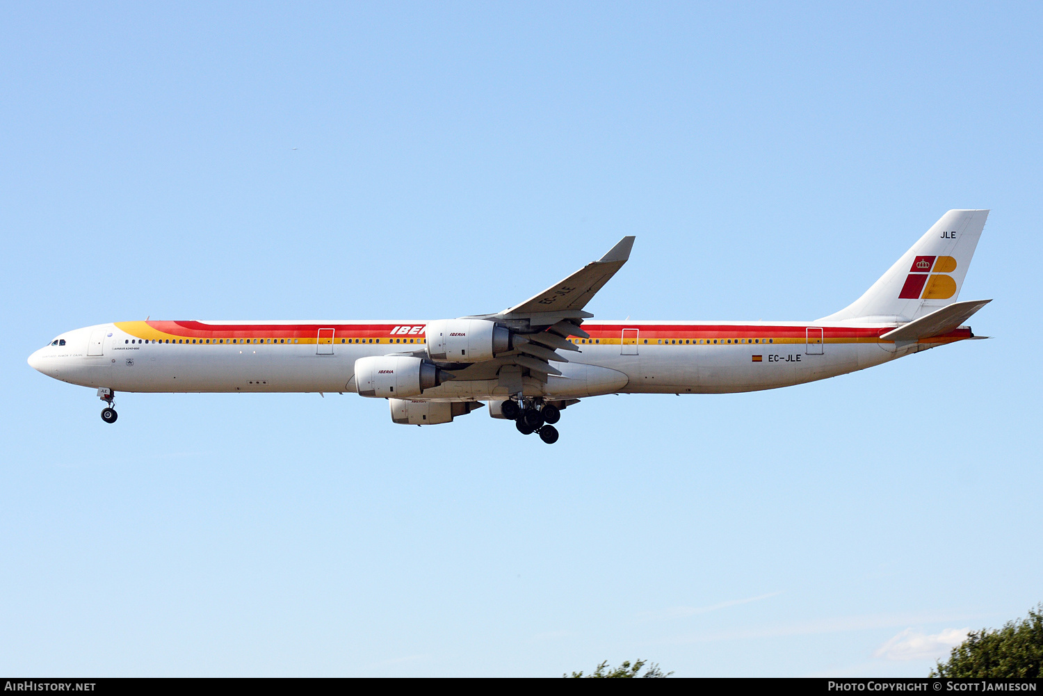 Aircraft Photo of EC-JLE | Airbus A340-642 | Iberia | AirHistory.net #490457