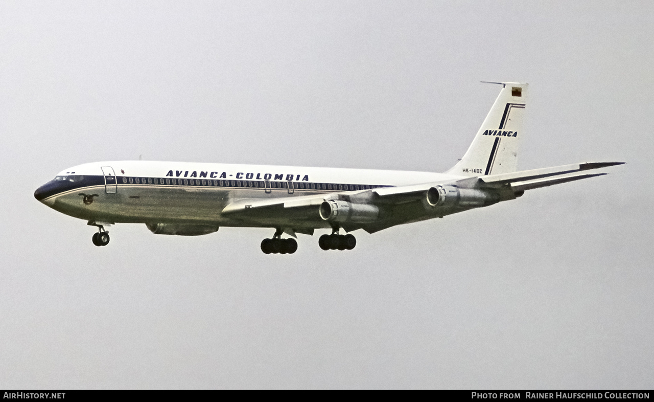 Aircraft Photo of HK-1402 | Boeing 707-359B | Avianca | AirHistory.net #490505