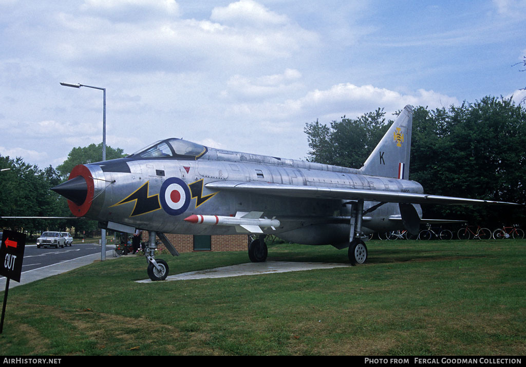 Aircraft Photo of XM192 | English Electric Lightning F1A | UK - Air Force | AirHistory.net #490517
