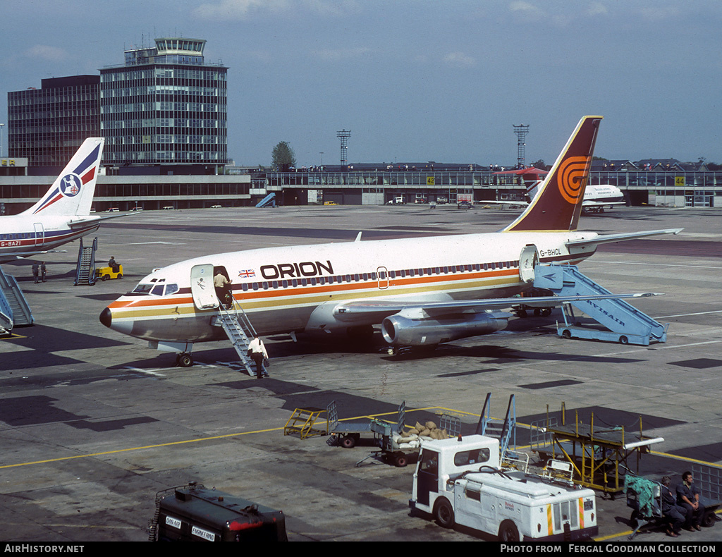 Aircraft Photo of G-BHCL | Boeing 737-2M8/Adv | Orion Airways | AirHistory.net #490522