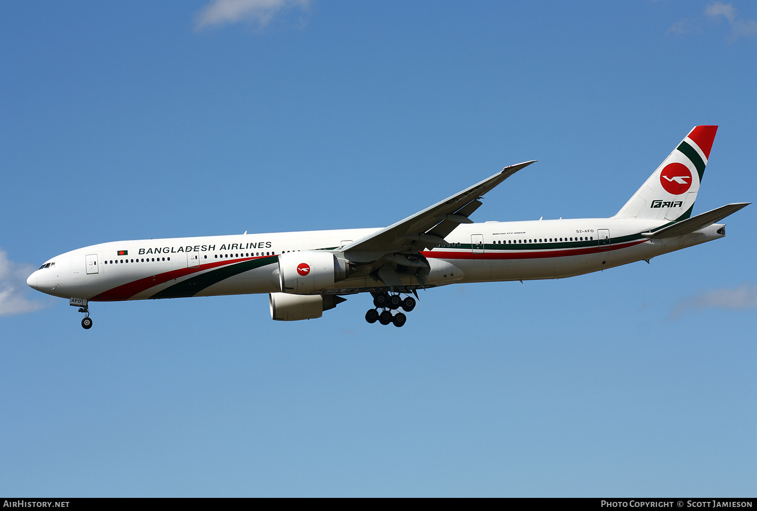 Aircraft Photo of S2-AFO | Boeing 777-3E9/ER | Biman Bangladesh Airlines | AirHistory.net #490531