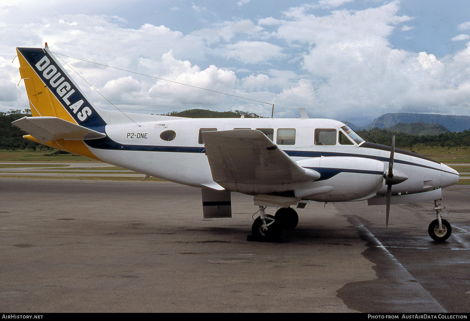 Aircraft Photo of P2-DNE | Beech 70 Queen Air | Douglas Airways | AirHistory.net #490545