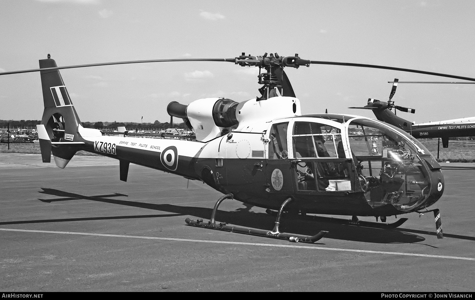 Aircraft Photo of XZ936 | Aerospatiale SA-341D Gazelle HT3 | UK - Air Force | AirHistory.net #490554