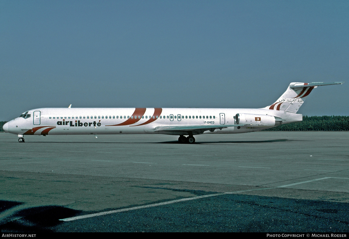 Aircraft Photo of F-GHED | McDonnell Douglas MD-83 (DC-9-83) | Air Liberté Tunisie | AirHistory.net #490560