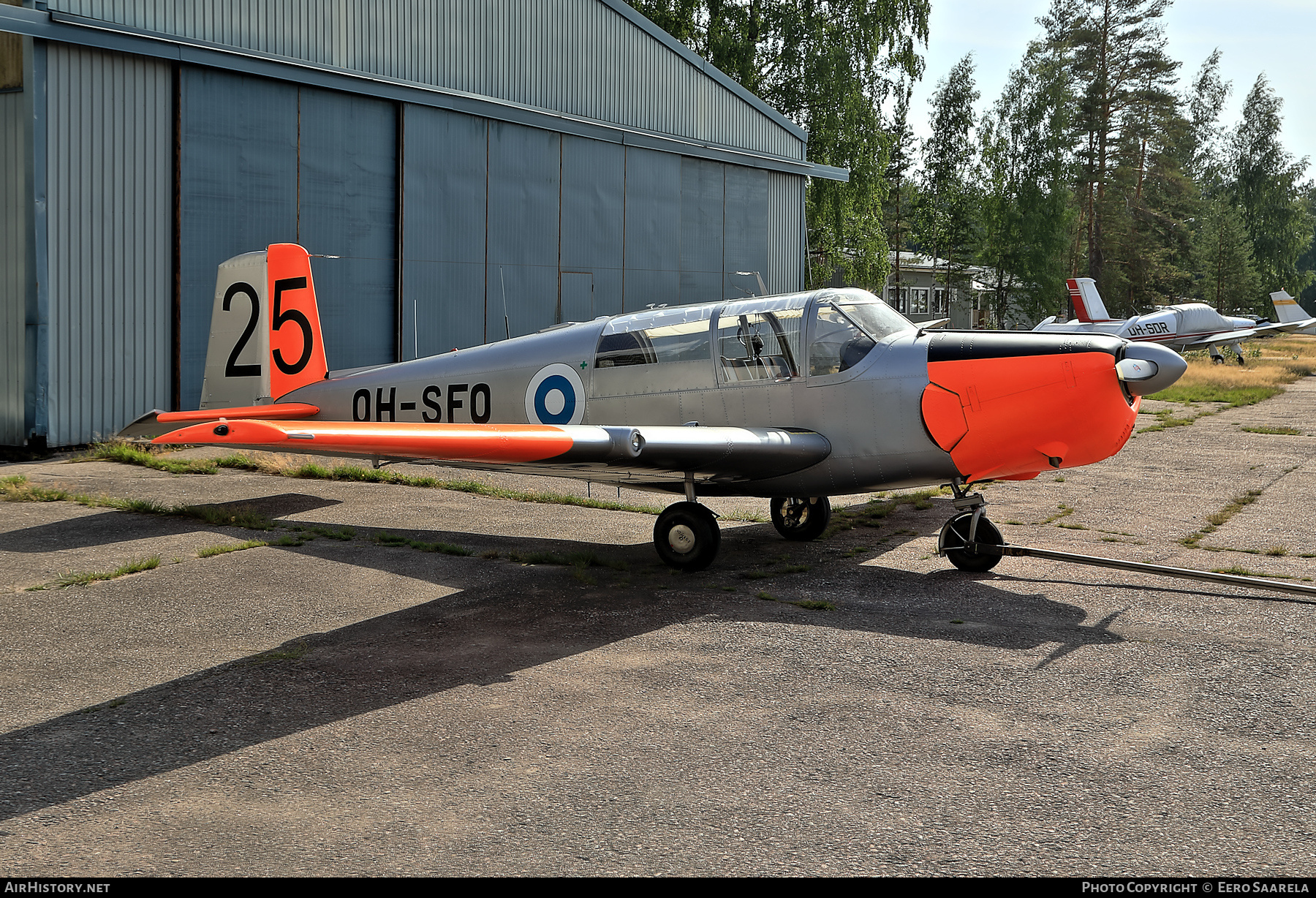 Aircraft Photo of OH-SFO | Saab 91D Safir | Finland - Air Force | AirHistory.net #490568