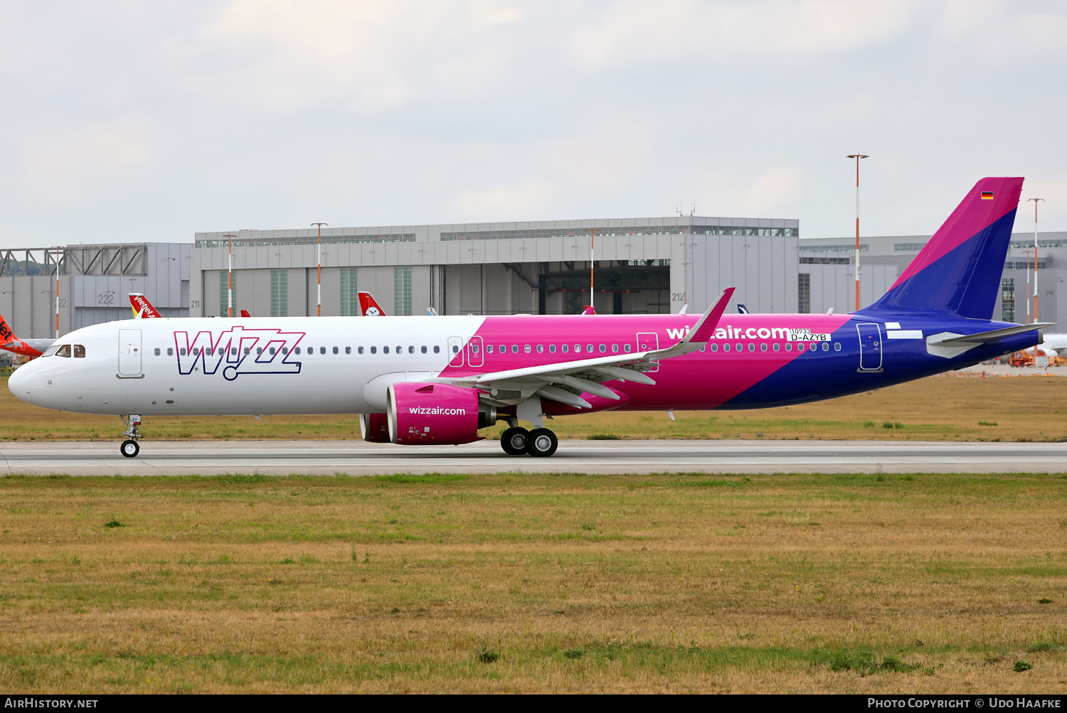 Aircraft Photo of D-AZYB / HA-LZY | Airbus A321-271NX | Wizz Air | AirHistory.net #490585