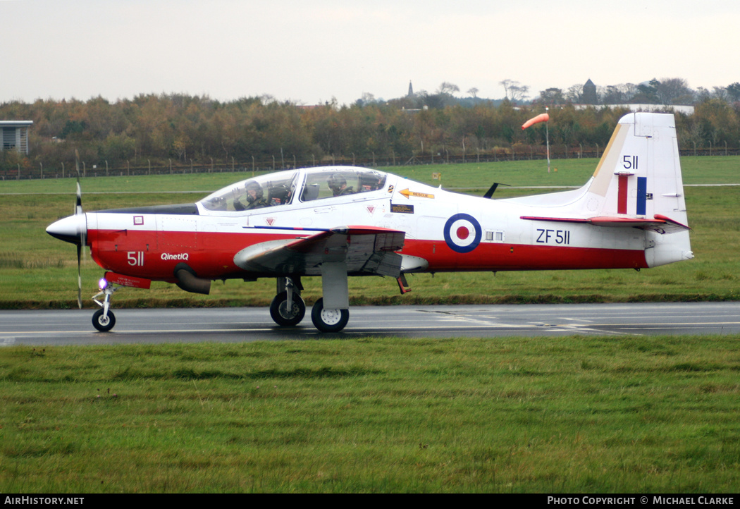 Aircraft Photo of ZF511 | Short S-312 Tucano T1 | UK - Air Force | AirHistory.net #490594