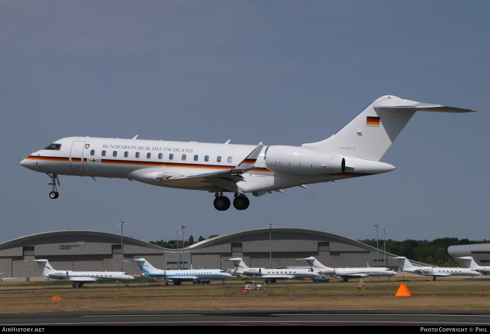 Aircraft Photo of 1405 | Bombardier Global 6000 (BD-700-1A10) | Germany - Air Force | AirHistory.net #490607