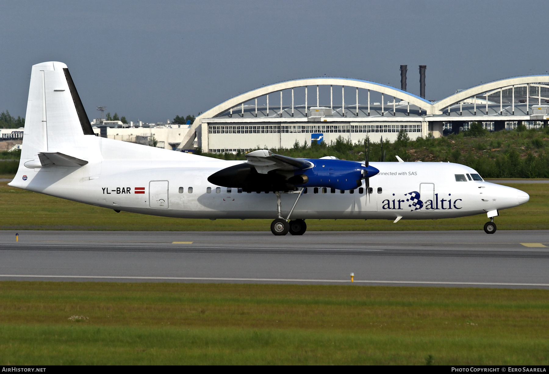 Aircraft Photo of YL-BAR | Fokker 50 | AirBaltic | AirHistory.net #490632