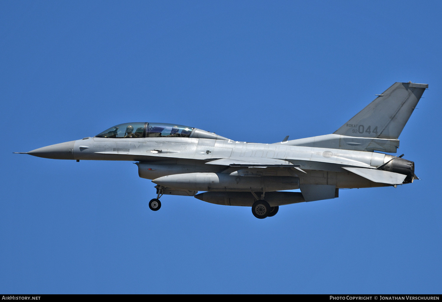 Aircraft Photo of 92-044 / ROKAF92-044 | Lockheed Martin KF-16D Fighting Falcon | South Korea - Air Force | AirHistory.net #490641